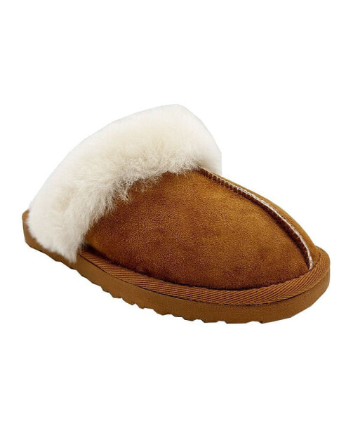 Women's Sheepskin Slip-on Slippers