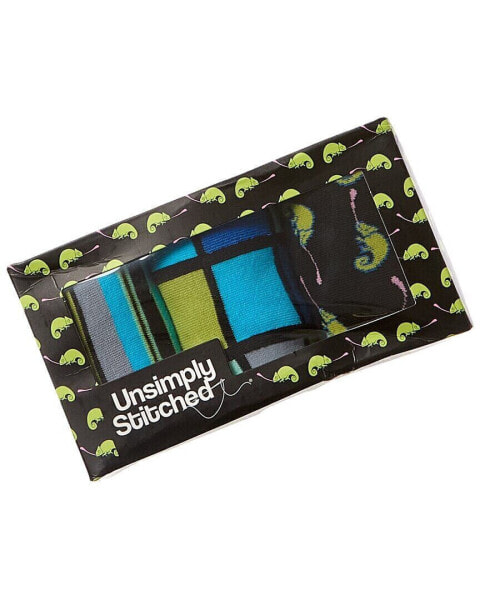 Unsimply Stitched 3Pk Socks Gift Box Men's Os