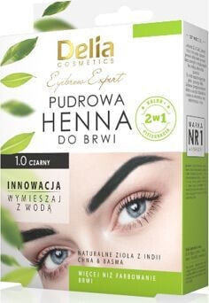 Delia Pudrowa henna do brwi 0.1 Czarna