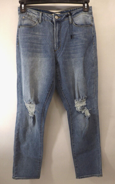 Kendall & Kylie Kouture High-Rise Straight Jeans Distressed Size 9/10 New