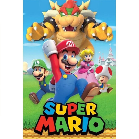 Постер с персонажами Nintendo Super Mario от Pyramid International.