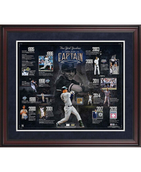 Картина с карьерой Дерека Джетера New York Yankees Fanatics Authentic - Limited Edition of 500