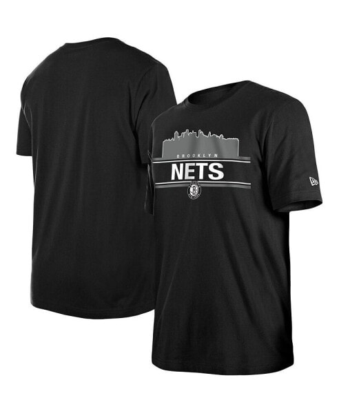 Men's Black Brooklyn Nets Localized T-shirt