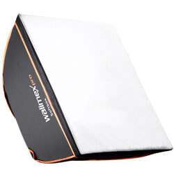 Walimex pro Softbox Orange Line 90x90 - Black - White - Aluminium - Cotton - PVC - 1.67 kg - 455 mm - 900 mm - 900 mm