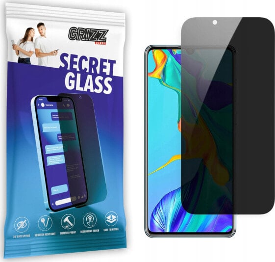 GrizzGlass Szkło prywatyzujące GrizzGlass SecretGlass do Huawei P30 Lite