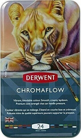 Derwent Kredki Derwent Chromaflow 24 pud metal