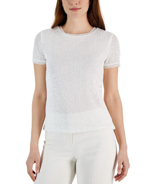 Petite Sequined T-Shirt