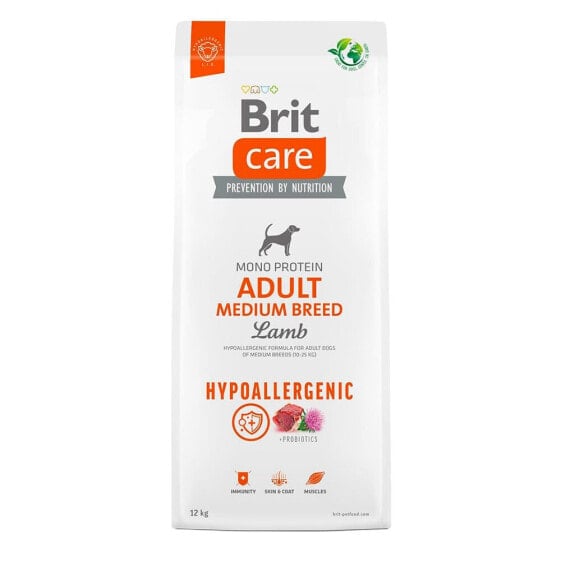 BRIT Care Hypoallergenic Adult Medium Breed Lamb 12kg Dog Food