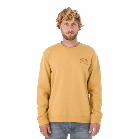 Men’s Sweatshirt without Hood Hurley No Bummers Ocre
