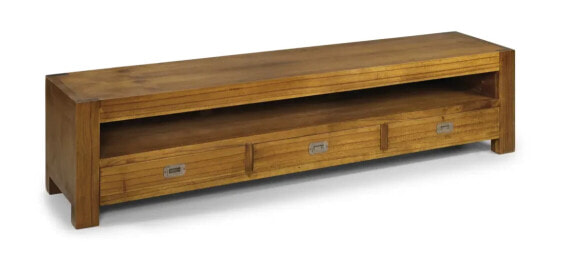 TV-SCHRANK AUS BRAUNEM HOLZ L 190 cm