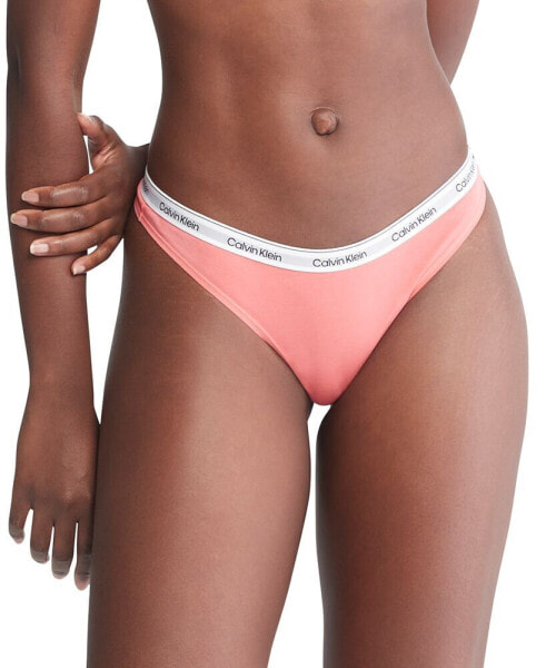 Women's Modern Logo Low-Rise Thong Underwear QD5043