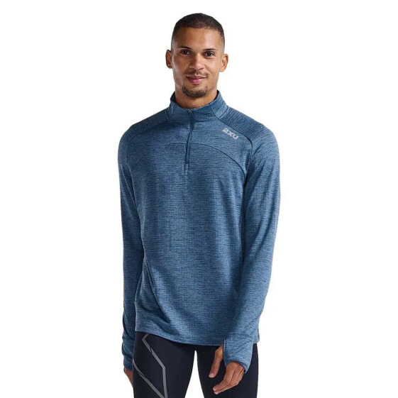 2XU Ignition half zip long sleeve T-shirt