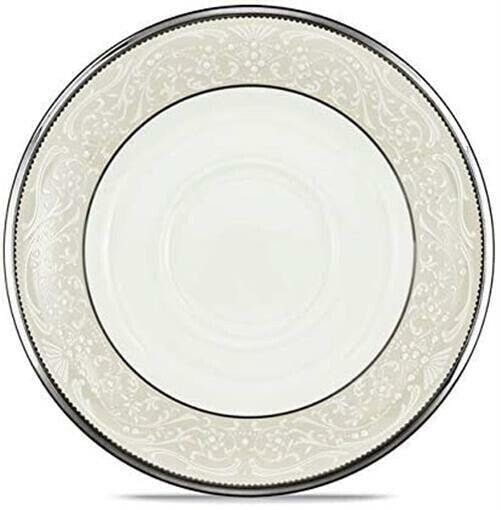 Noritake 263962 Bone China Silver Palace Saucer Plate