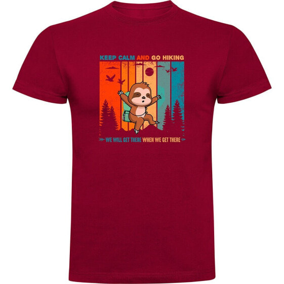 KRUSKIS Keep Calm Sloth short sleeve T-shirt