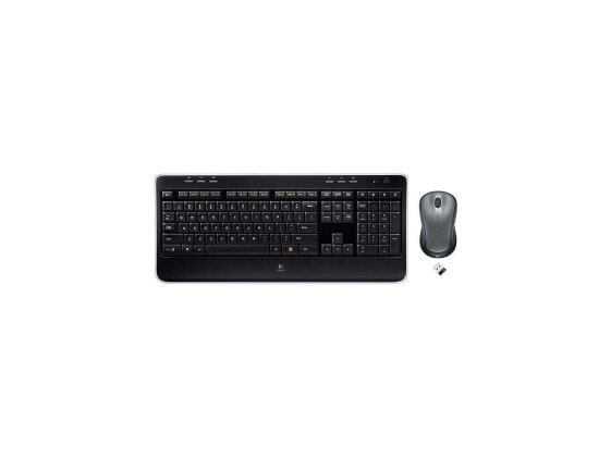 Logitech MK520 2.4 GHz Wireless Keyboard and Mouse Combo - Black