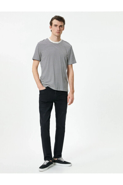 Slim Fit Kot Pantolon - Brad Jean