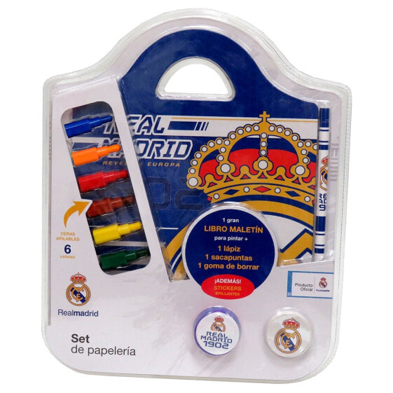REAL MADRID Stationery Set Book Briefcase