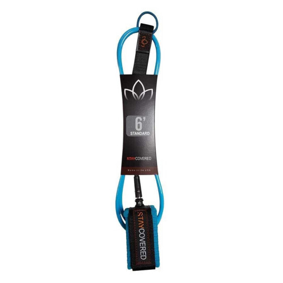 Веревка для сёрфинга STAY COVERED Standard Surf Leash Grey