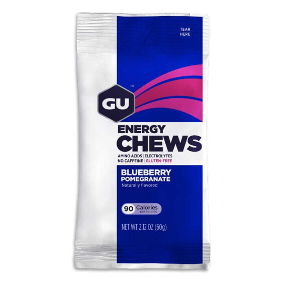 Энергетические жевательные конфеты GU Blueberry Pomegranate Multicolor