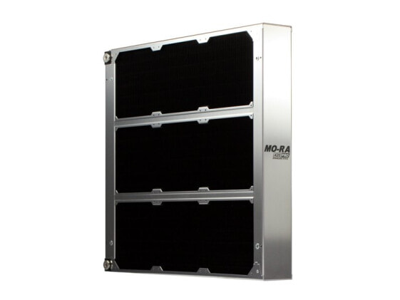 Watercool MO-RA3 420 PRO - Stainless steel - Radiator - Aluminium - Copper - Stainless steel - 475.5 mm - 65 mm - 430 mm