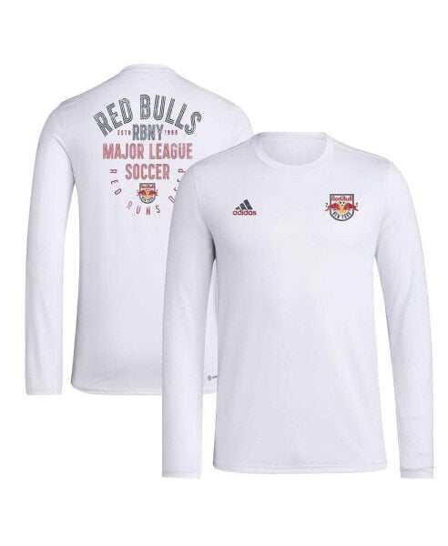 Men's White New York Red Bulls Local Stoic Long Sleeve T-Shirt