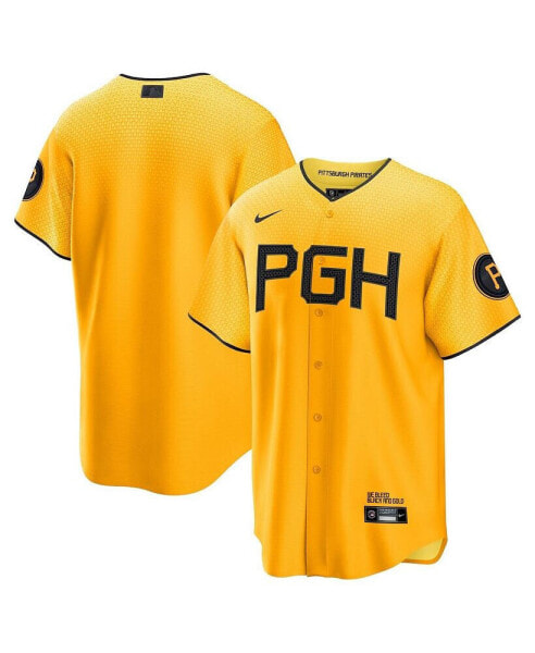 Men's Gold Pittsburgh Pirates 2023 City Connect Replica Jersey