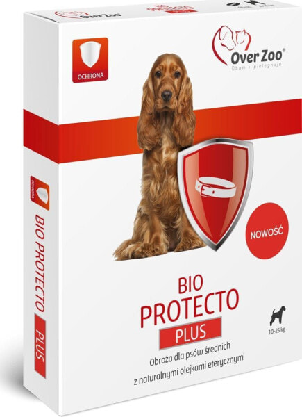 OVER ZOO OVER ZOO Obroża BIO PROTECTO Plus dla psów średnich 60cm