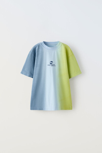 Ombré slogan t-shirt