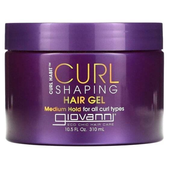 Curl Habit, Curl Shaping Gel, Medium Hold For All Curl Types, 10.5 fl oz (310 ml)