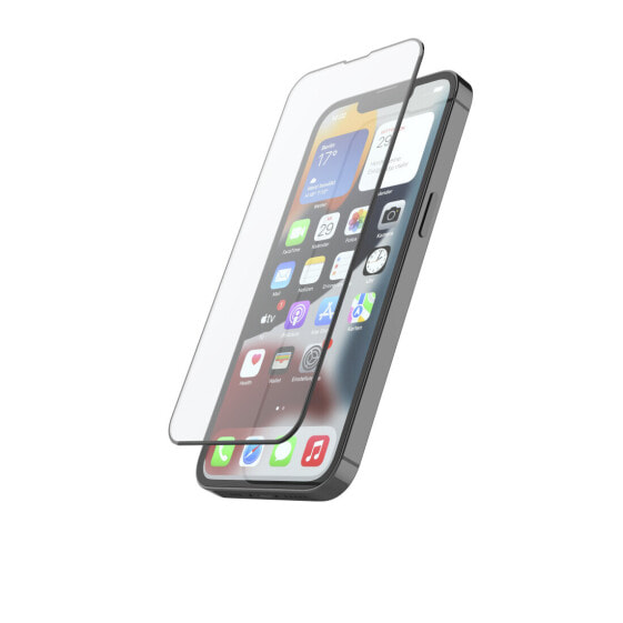 Защитное стекло Hama для Apple iPhone 14 черное 3D Full Screen