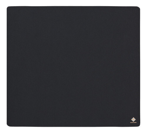 Deltaco GAM-063 - Black - Monochromatic - Fabric - Rubber - Non-slip base - Gaming mouse pad