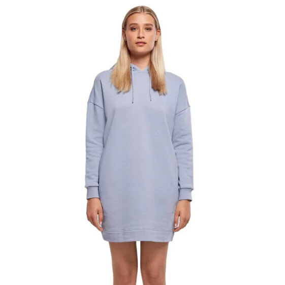 URBAN CLASSICS Organic Oversized Terry Long Sleeve Short Dress