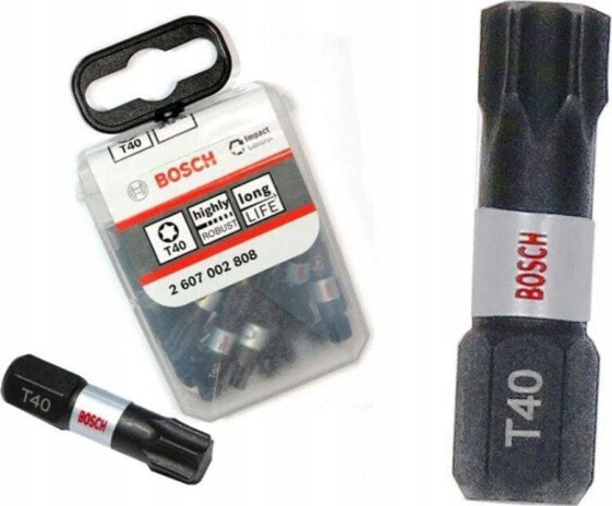 Bosch bit 1/4- T40- 25mm Torx Impact 25 sztuk (2607002808)