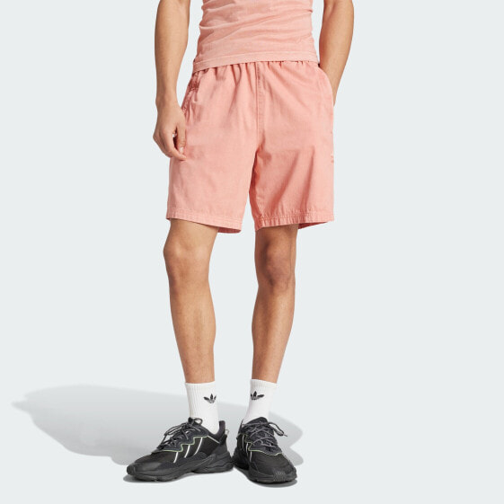 adidas men Trefoil Essentials+ Dye Woven Shorts