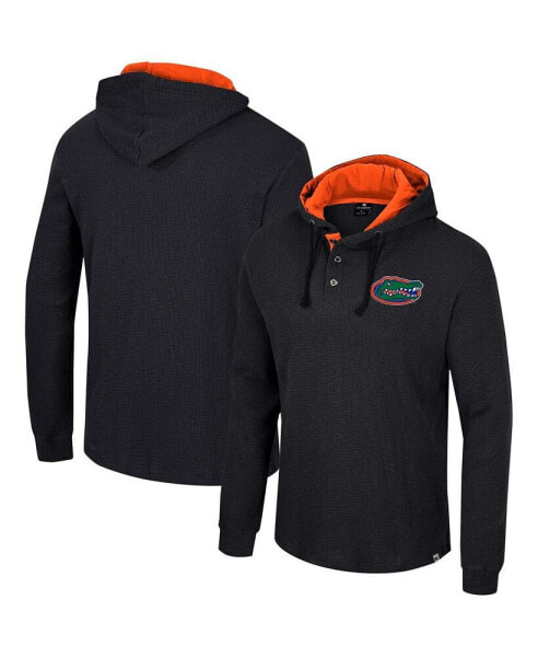 Men's Black Florida Gators Affirmative Thermal Hoodie Long Sleeve T-shirt