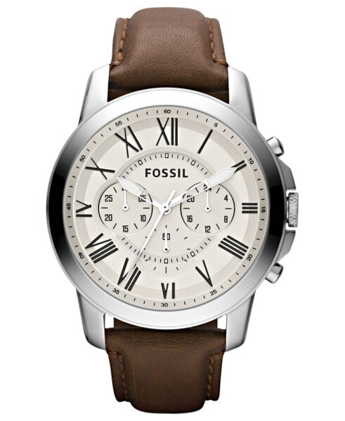 ЧасыFossil Chronograph Grant Brown 44mm