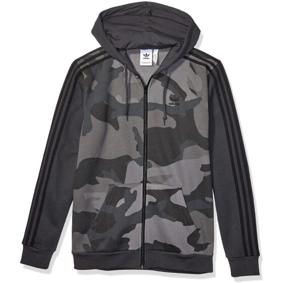 [ED7073] Mens Adidas Camouflage Fullzip Hoodie