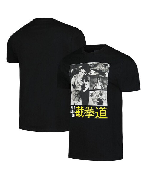 Men's and Women's Black Bruce Lee Box Graphic T-Shirt