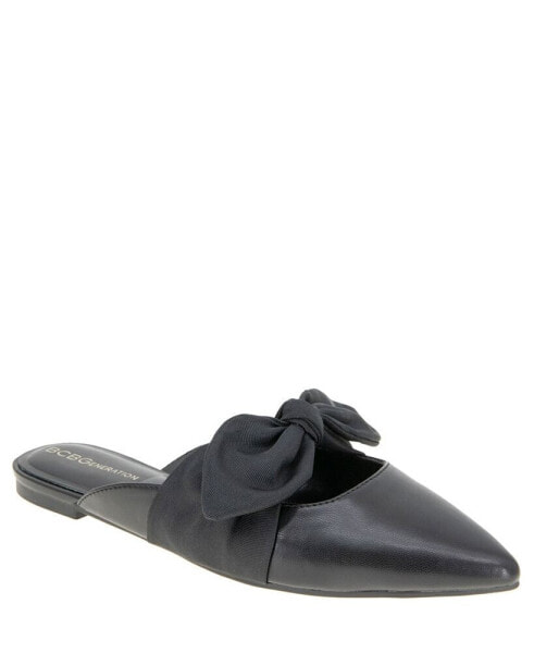 Women's Kandy Slip-On Pointy Toe Bow Dress Flats