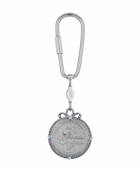 2028 women's December Flower of the Month Narcissus Key Fob