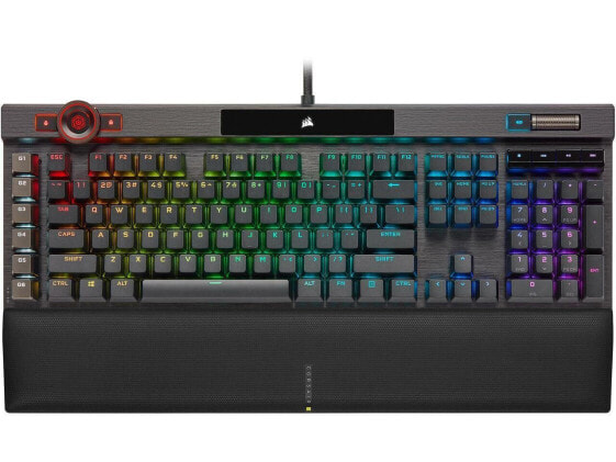 Corsair K100 RGB Mechanical Gaming Keyboard CHERRY MX SPEED RGB Silver Switches