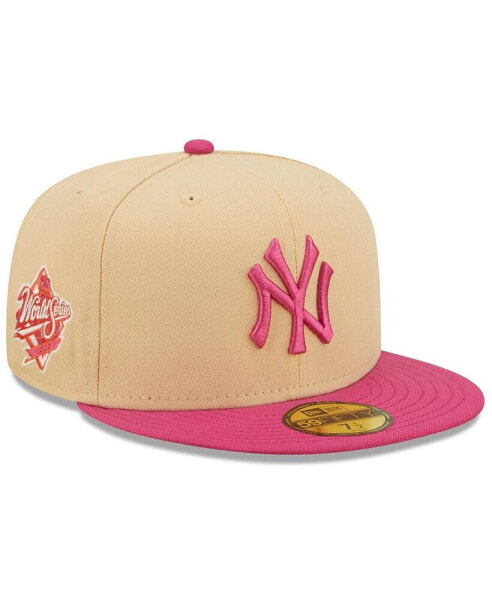 Men's Orange, Pink New York Yankees 1999 World Series Mango Passion 59Fifty Fitted Hat