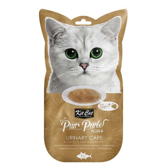 KITCAT PurrPureePLUS Tuna Urinary Care Wet Cat Food 60gr