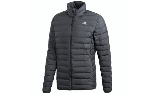 adidas 户外运动羽绒服 冬季 男款 炭黑色 / Пуховик Adidas Featured Jacket Down Jacket CY8732