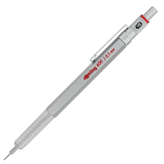 rOtring 1904445 - Clip-on retractable ballpoint pen - Silver