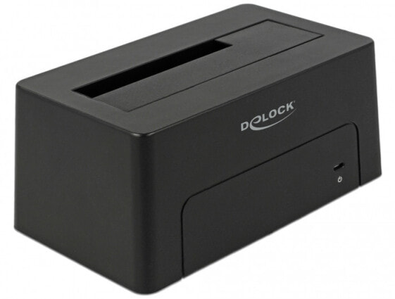 Delock 63958 - HDD - SSD - Serial ATA III - 2.5,3.5" - USB 3.2 Gen 2 (3.1 Gen 2) Type-C - 6 Gbit/s - Black