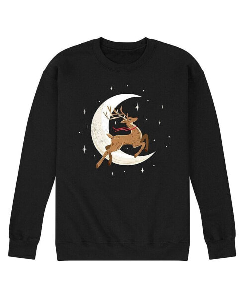 Men's Reindeer Moon Fleece T-shirt