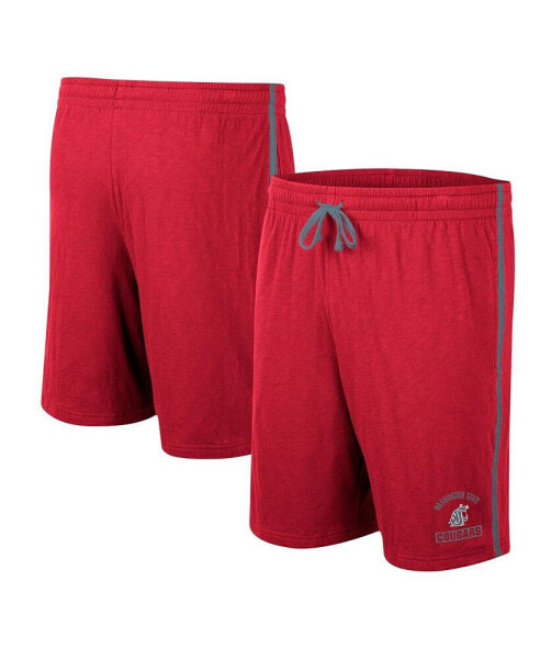 Men's Crimson Washington State Cougars Thunder Slub Shorts