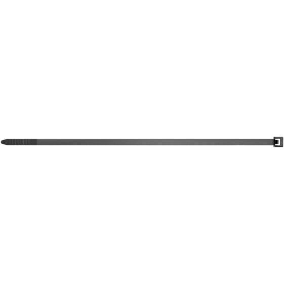 fischer 37573 - Parallel entry cable tie - Nylon - Black - -10 - 85 °C - 20 cm - 3.6 mm