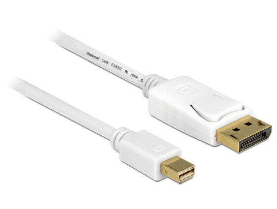 Delock 83483 - 3 m - Mini DisplayPort - DisplayPort - Male - Male - 3840 x 2160 pixels